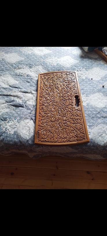 Nərdlər: Ağac oyma nərd taxtası - Material: təbii ağac, əl işidir - Üz və — 1