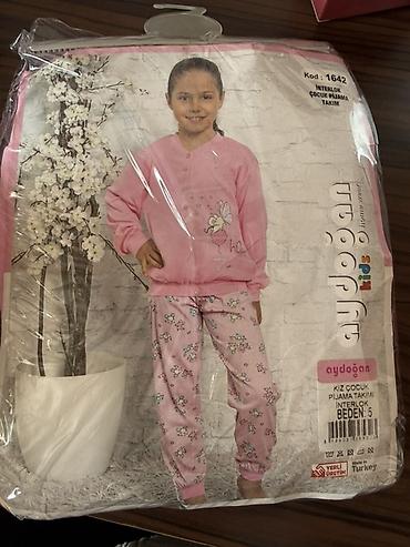 Нижнее белье: Aydogan brendi qız uşaqları üçün pijama dəsti - Model: Kod 1642 - — 1