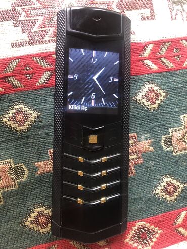 şəmkir telefon: Vertu Signature Touch, rəng - Qara, Düyməli