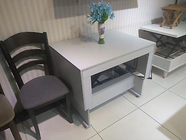 Столы-трансформеры: Журнально-обеденный стол "Стамбул" Длина: 92/175 Ширина: 70 Высота — 12