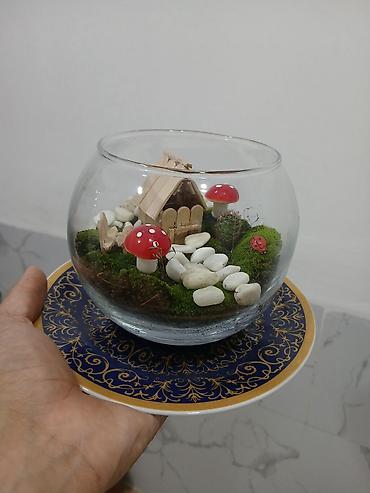 ev saat: Fiqur, Şüşə, rəng - Yaşıl — 3