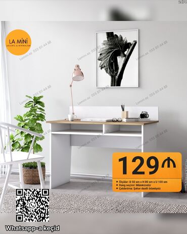 стиль прованс мебель: LA MiNi iş masası – laconic & minimalizm dizaynı Xüsusiyyətlər: -