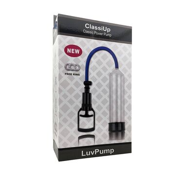 вакуумная помпа для пениса: LuvPump ClassiXtra (с монометром)  Вакуумная помпа для увеличения