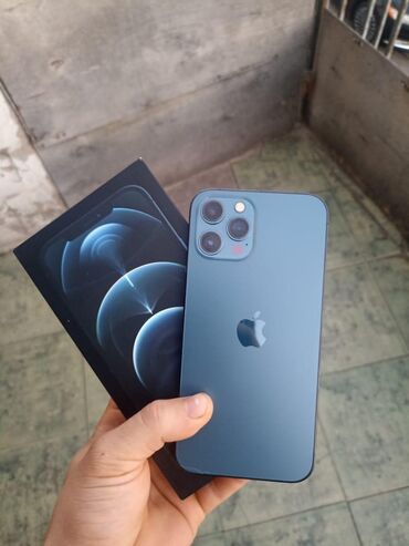 iphone 12 mini 64gb qiymeti: IPhone 12 Pro Max, 128 GB, Pacific Blue, Face ID