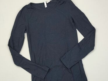 niebieska satynowe bluzki: Blouse, H&M, XS (EU 34), condition - Fair
