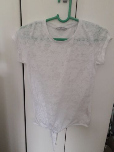 mrežasta majica: S (EU 36), Cotton, color - White