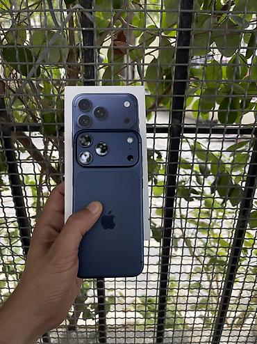 ipad pro 2: IPhone 17 Pro Max, 256 GB, Mavi, Face ID, Sənədlərlə — 8
