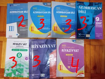 Velosipedlər: DİM test topluları və hazırlıq vəsaitləri paketi Dərsliklər və test