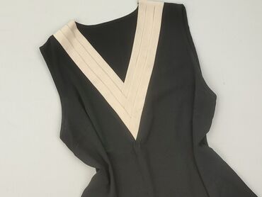 czarne bluzki pod marynarkę: Bluzka damska, rozmiar L