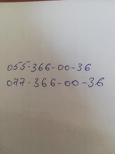 şpist it: Nömrə kombinasiyası satılır:055(077) 366-00-36 - Operator prefixləri — 1