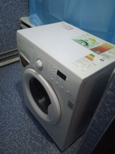 автоматическая стиральная машина: Кир жуучу машина LG, Колдонулган, Автомат, 5 кг чейин