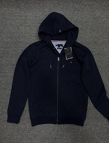 джог: Мужской спортивный костюм, XL, 2XL, S, Tommy Hilfiger, Новый, цвет - Синий, Самовывоз — 3