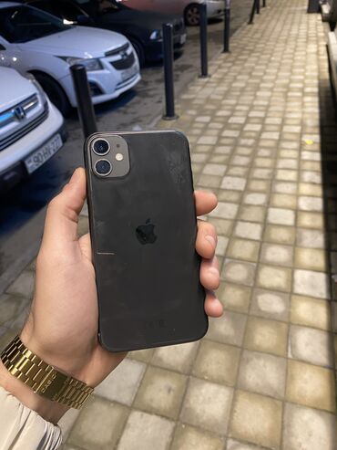 ucuz telefonlar ayfon: IPhone 11, 128 GB, Qara