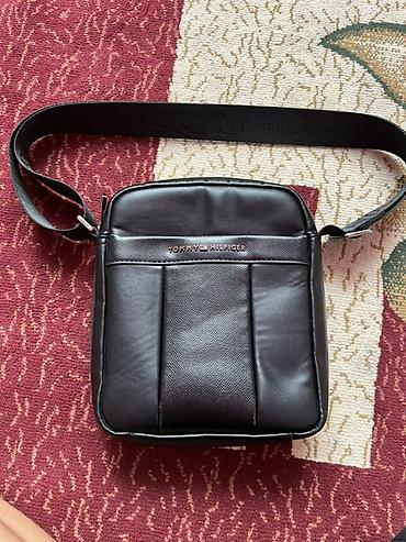 косметичка сумка: Барсетка, Tommy Hilfiger, Материал: Экокожа, Застежка на молнии, Б/у — 3