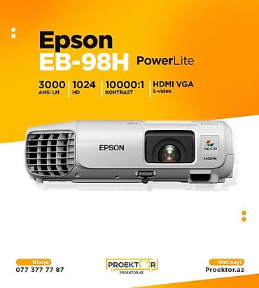 TV və video: İşlənmiş Portativ Proyektor Epson, Ödənişli çatdırılma — 1