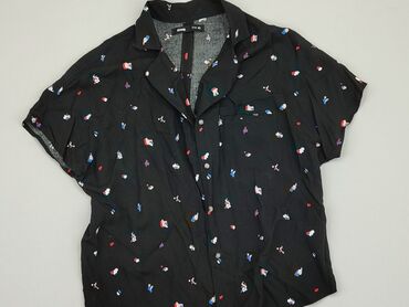 czarne przezroczyste bluzki siateczka: Сорочка жіноча, SinSay, XS, стан - Дуже гарний