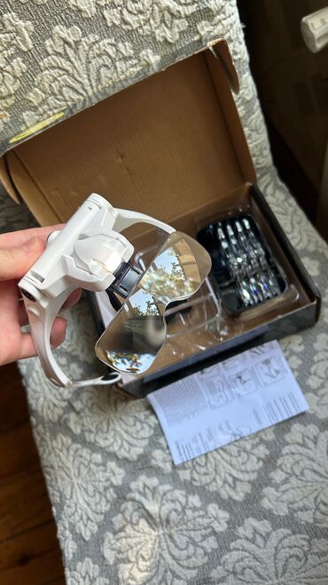 Eynəklər: Başlıq: LED işıqlı başa taxılan böyüdücü eynək dəsti, dəyişdirilə — 4