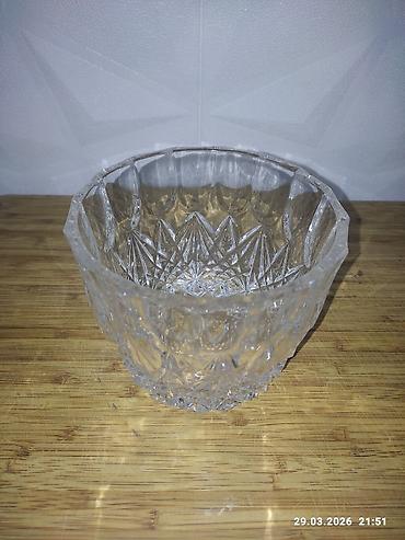 sous: Kəsilmiş naxışlı xrustalqab - Material: qalın kəsim xrustal (kristal — 2