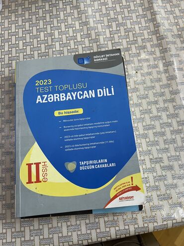 test toplusu 2023: Azərbaycan Dili test toplusu 2023 2 ci hissə