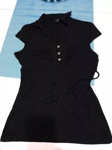 haljine od čipke: Color - Black, Short sleeves
