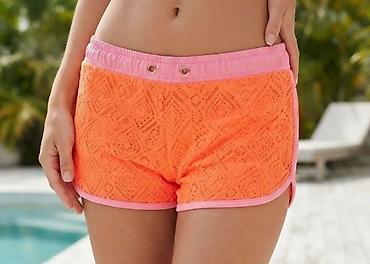 Ženske letnje šorts hlačice za plažu - Model: kratke šorts hlačice sa