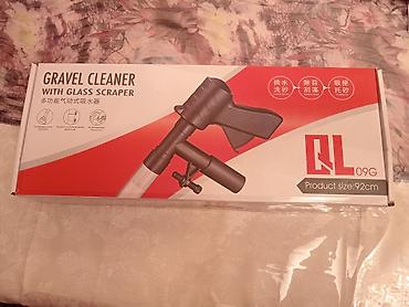 Sifonlar: Akvaryum üçün çoxfunksiyalı “Gravel Cleaner with Glass Scraper” – — 1