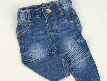 calzedonia legginsy ocieplane ze skóry: Denim pants, 0-3 months, condition - Perfect