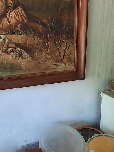 охотник: "Охотники на привале" холст картина маслом. художник Г. Васильев — 3