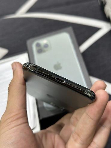 planset iphone: IPhone 11 Pro, 256 GB, Space Gray, Zəmanət, Face ID, Sənədlərlə — 5