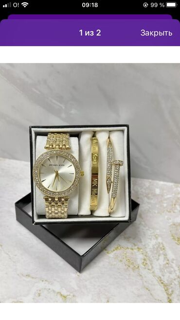 золотое колцо: Женские Часы и браслеты М&К по акции