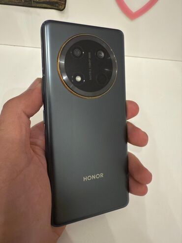 телефон флай 1: Honor X9 5G, 256 GB, rəng - Boz, Barmaq izi, Face ID
