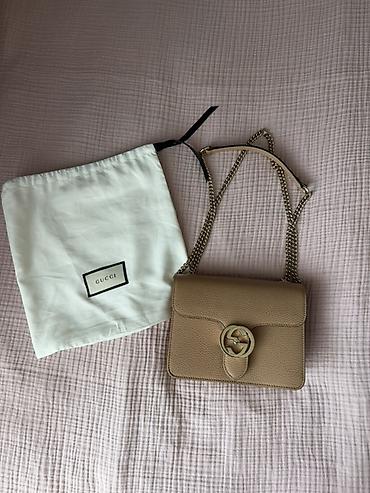 сумка оригинал: Сумка на плечо, Gucci, Б/у — 1