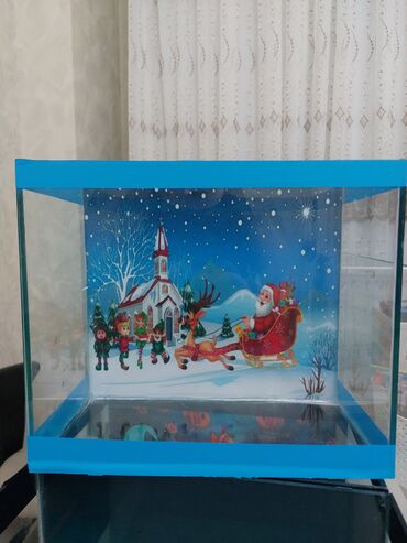 Akvariumlar: Məhsul: Dekorativ şüşə akvariumlar (uşaq tematikası) Təsvir: - — 1