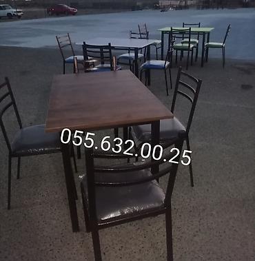 kafe stul: Stol stul desti masa və oturacaqlar dəstləri sexden birbaşa satişı var — 10