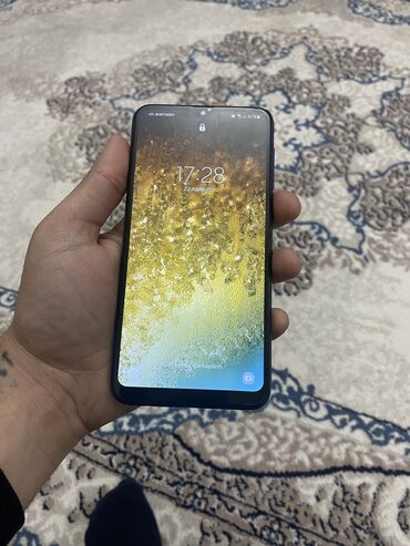 Samsung: Samsung Galaxy A10, 32 GB, rəng - Göy, Sensor, İki sim kartlı