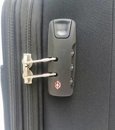 Putni koferi i torbe: Reddy Wenge kofer na točkiće – tekstilni, crne boje - Dimenzije — 20