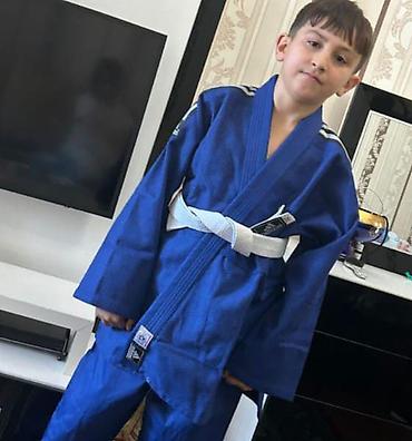 idman forması: Uşaq üçün cüdo kimono dəsti 8yaşından 13 yaşına qədər uşaqlar geyinə — 1