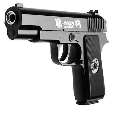 pistol: 🔥 Игрушечный пистолет M-1935 (Airsoft Gun) с пластиковыми пульками 🔥 — 5