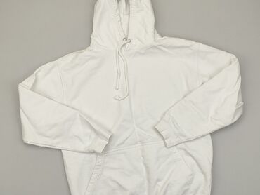eleganckie białe bluzki z żabotem: Damska Bluza z kapturem, M, stan - Dobry