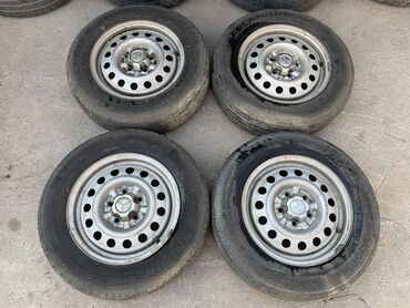 диск на gx: Дөңгөлөктөр монтажда 175 / 80 / R 15, Жай, Колдонулган, Комплект, Жеңил унаалар, Темир, тешиктери - 5