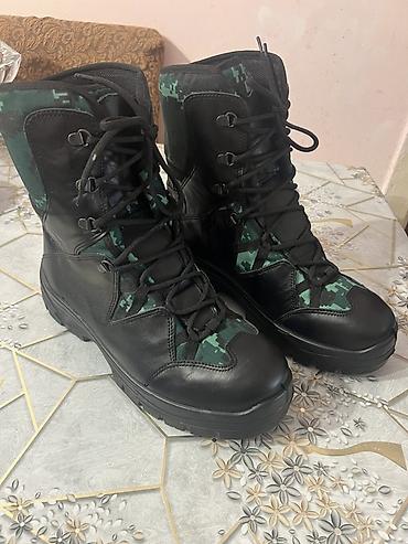 şnurlu botinkalar: Məhsul: Yüksəkgödək hərbi/taktiki bot Təsvir: - Material: Qara dəri — 2