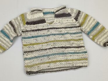 sweterek z kokardkami na rekawach: Sweterek, 1.5-2 lat, 86-92 cm, stan - Dobry