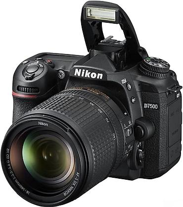 Elektronika: Fotoaparat Nikon D7500 + 18-140mm F/3.5-5.6G ED VR kit Bütün — 2