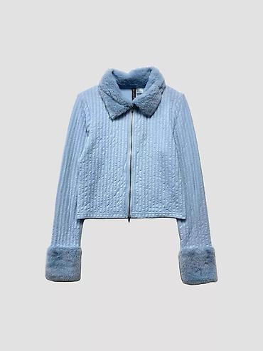 Кофты, свитеры: Кофта, V-образный вырез, Высокая горловина, На пуговицах, Осень-весна, Стандарт — 10