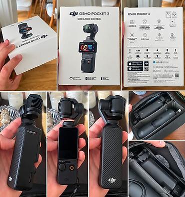 Видеокамеры: DJI Osmo Pocket 3 – Creator Combo yeni kimidir cəmi 1ay işlənib.real — 1