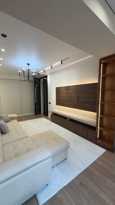 долгосрочные квартиры баят: 2 комнаты, 77 м², Евроремонт
