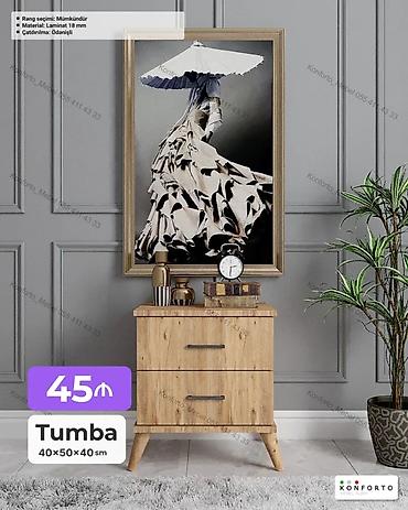 Ev və bağ: Tumba – 40×50×40 sm - Material: 18 mm laminat - Rəng seçimi: mümkündür — 1