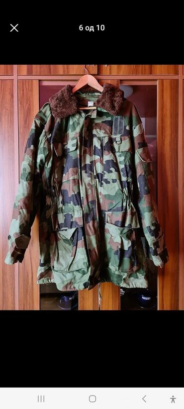 pamucna koncana jakna djemper broju: Prodajem maskirnu vojnu jaknu,bluzu,prsluk i djemper sve u kompletu