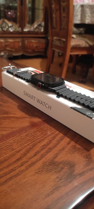 tw8 ultra watch: Yeni, Smart saat, Apple, Аnti-lost, rəng - Qara