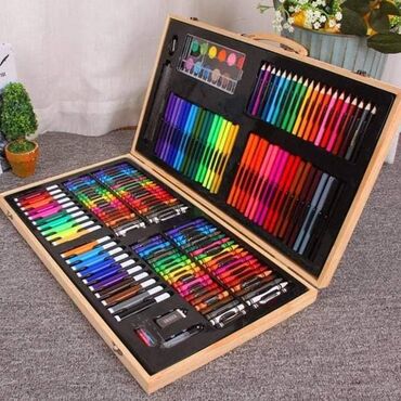 Ostale dečije stvari: Kreativni set Drvene, Vodene,Flomasteri, Voštane 180 KOM Kreativni — 4